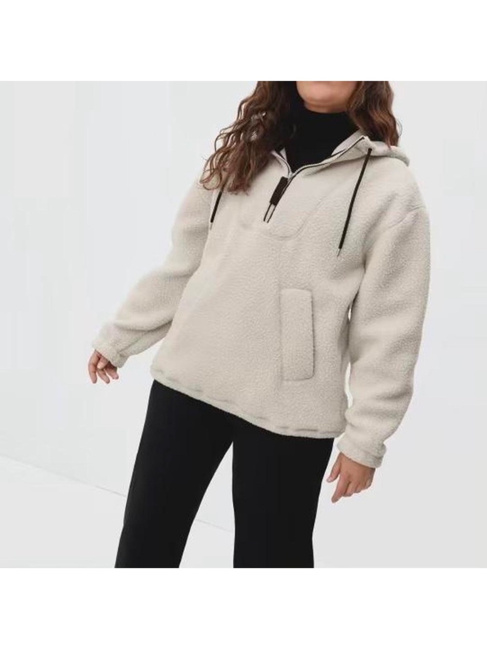 Everlane the Re-New outdoor fleece hoodie xxs